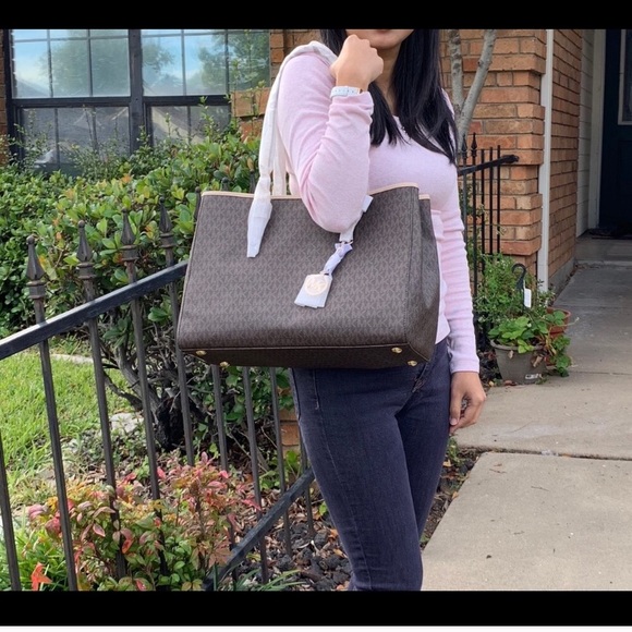 💦🌻mk tote set🌻shoulder bag & wallet/large/brown - Picture 8 of 8